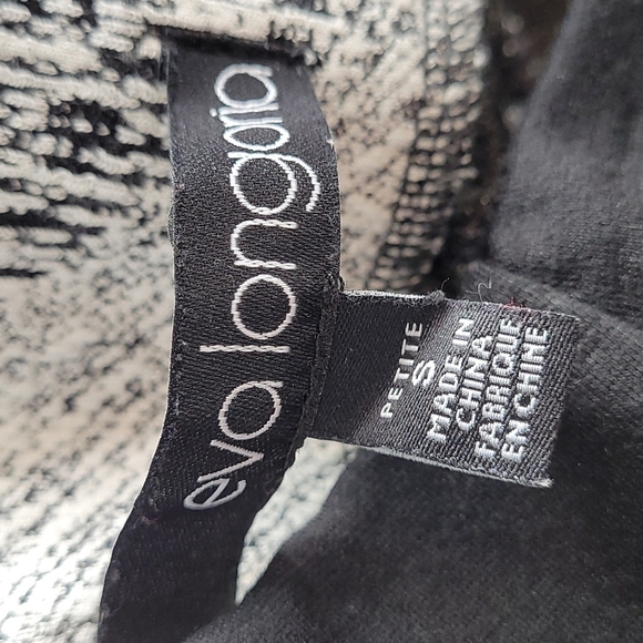 Eva Longoria BodyCon Pencil Skirt Black & White Size Petite Small - Picture 4 of 6